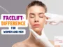 difference between facelift process women and men