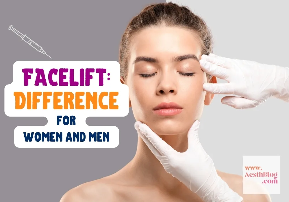 difference between facelift process women and men
